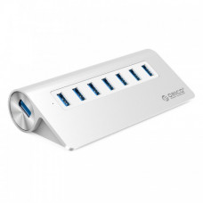 ORICO M3H7-V1 Aluminum Alloy 7 Port USB 3.0 HUB with 30W Power Adapter